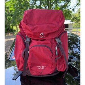 Deuter Gröden 30 SL Women's Hiking Backpack Great Condition Dark Red Burgundy